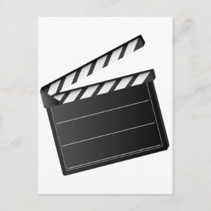 Movie Clapper Postkarte