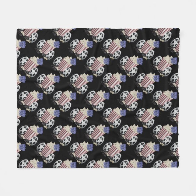 Movie Classics Binge Watching Fleecedecke (Vorderseite (Horizontal))