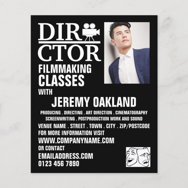 Movie Director, Filmmaking Flyer (Vorne)