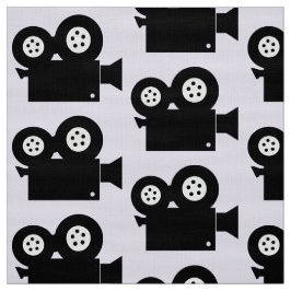 MOVIE-KAMERA-PATTERN-DESIGN FÜR FILMBUFFS STOFF