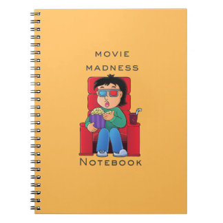 Movie Madness Notebook Notizblock