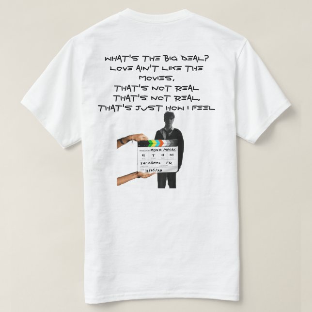 Movie Magic Zac Greer T-Shirt (Design Rückseite)