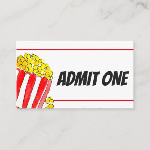 Movie night gibt ein Ticket zu Gunsten Karteneinsa Begleitkarte