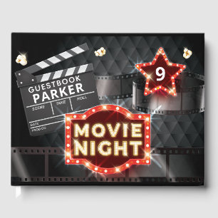 Movie Night Luxury Gästebuch