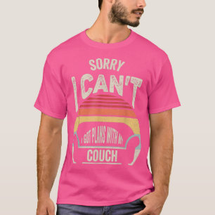 Movie Night Popcorn Retro Vintag Movie Couch Pota T-Shirt