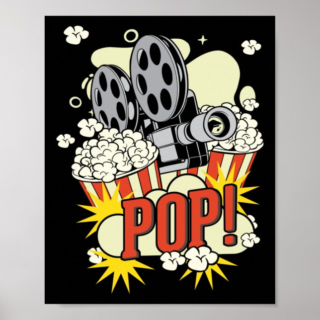 Movie Popcorn Lover Poster (Vorne)