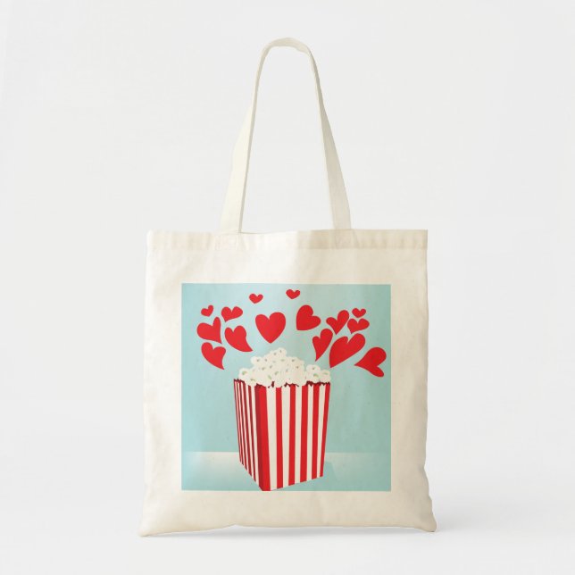 Movie Popcorn Tote Bag Tragetasche (Vorne)