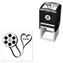 Movie Reel Liebe Personalisierte Hochzeit Permastempel