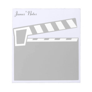Movie Slate Clapperboard Notizblock
