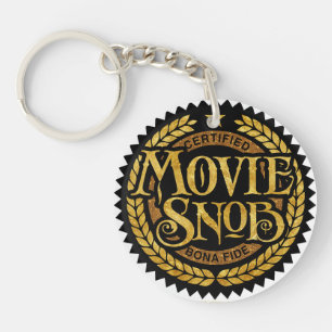 Movie Snob - lustiger Filmliebhaber Schlüsselanhänger