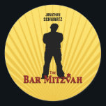 Movie Star Bar Mitzvah Sticker Gelb Blau<br><div class="desc">Man kann alles "markieren" und in das Movie Star Bar Mitzvah Motiv seines Sohnes verwandeln. Aufkleber auf "Filmdosen"-Schachteln, Geschenke, Geschenke, Preise, setzen sie auf Popcorn-Schachteln, kleben sie selbst in die Geschenktaschen ... oder auf praktisch allem, was Sie gewollt haben, um eine kleine Premiere-Geschmack zu geben. (Außerdem können Sie es mit...</div>