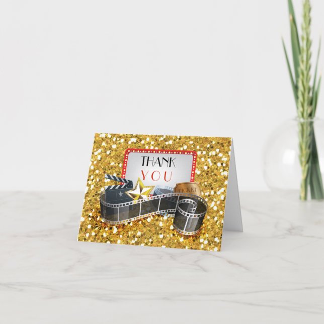 MOVIE STAR BROADWAY Danke Karte (Vorderseite)