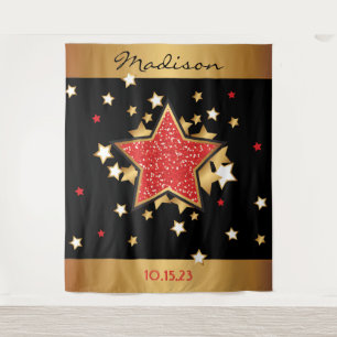 MOVIE STAR HOLLYWOOD BROADWAY Foto-Op Hintergrund Wandteppich