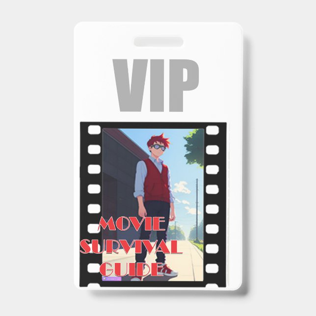 Movie Survival Guiide Lanyard Abzeichen Ausweis (Vorderseite)