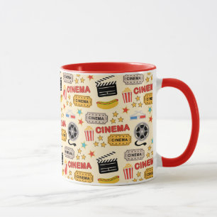 Movie Theater Fun Muster Tasse