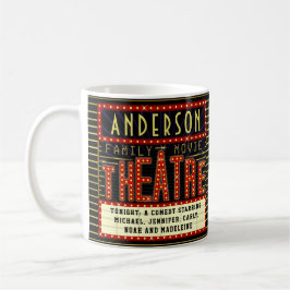 Movie Theater Marquee Zuhause Cinema | PERSONALISI Kaffeetasse