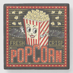 Movie Theater Marquee Zuhause Cinema Steinuntersetzer