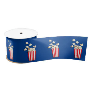 Movie Theater Popcorn Geburtstagsparty Satin Ribbo Satinband