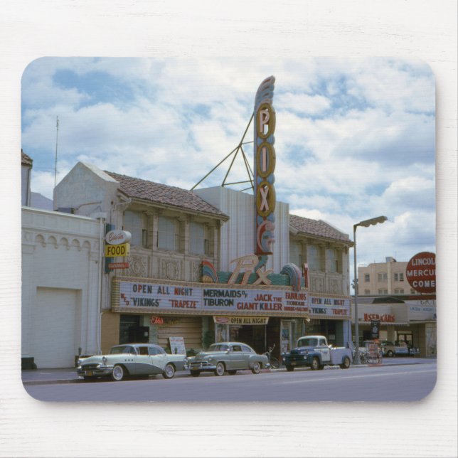 Movie Theater Vintage Cinema Mousepad (Vorne)