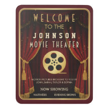 Movie Theatre Custom Name Home Cinema