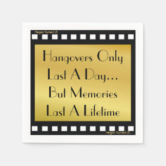 Movie Themed Party Napkins Hangover Serviette
