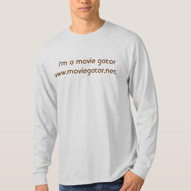 moviegator.net - ich bin ein Filmalligator - Ihr T-Shirt (Vorderseite)