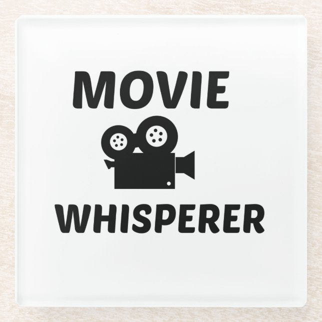 MOVIER WHISPERER GLASUNTERSETZER (Vorderseite)
