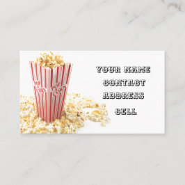 MOVIEZEIT POPCORN SNACK VISITENKARTE