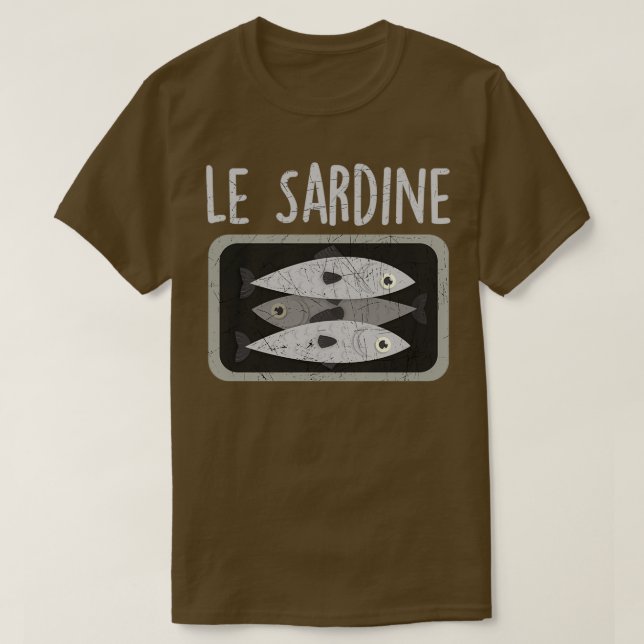 Movimento Le Sardine Anti-Salvini-Friedensbewegung T-Shirt (Design vorne)