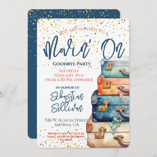 Movin' Auf Wiedersehen weg Party Einladung