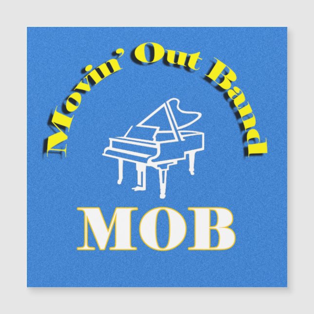 Movin' Out Band Magnetkarte (Vorderseite)