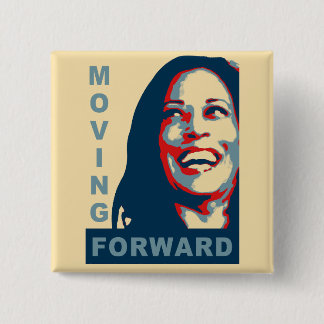MOVING FOWARD - Kamala Harris für Präsident 2024 Button