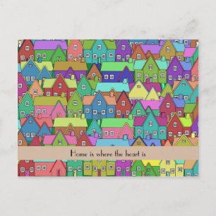 Moving House Neue Zuhause personalisiert Ankündigungspostkarte