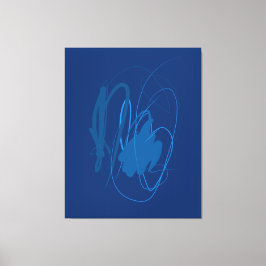 Moving line Stretched Canvas Print Leinwanddruck