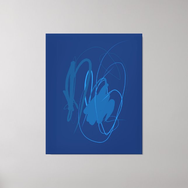 Moving line Stretched Canvas Print Leinwanddruck (Vorderseite)