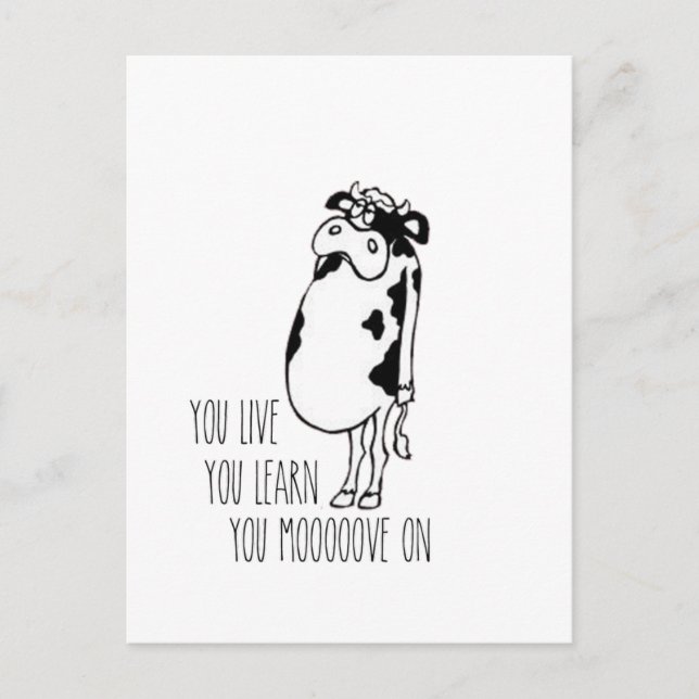 Moving On Postkarte (Vorderseite)