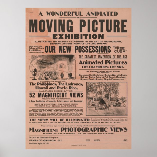 Moving Picture Exhibition Poster (Vorne)