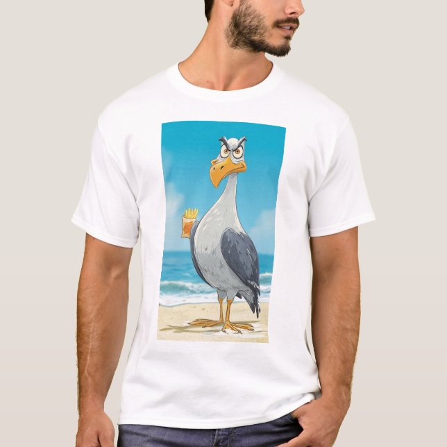 MÖWE ATTITÜDE T-Shirt (Vorderseite)