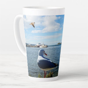 Möwe, Boote und Ozean, Milchtasse