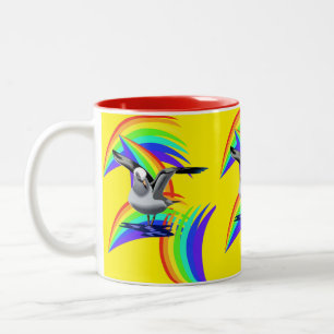 Möwe Bunte Farben Tasse