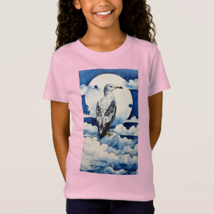 Möwe in Blau und Tinte T-Shirt