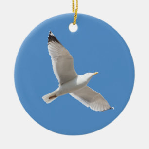 Möwe Keramik Ornament