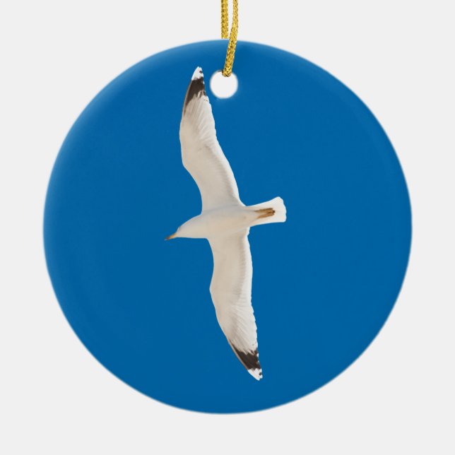 Möwe Keramikornament (Vorne)