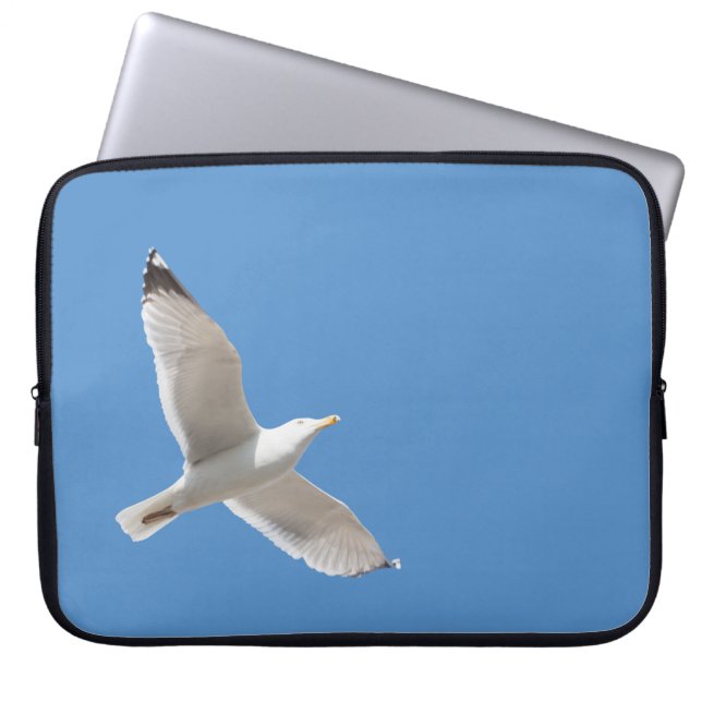 Möwe Laptopschutzhülle (Vorderseite)