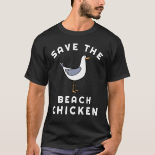Möwe Lustiger Tierliebhaber - Rette die Strandhenn T-Shirt