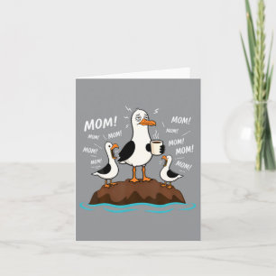 Möwe Mama Lustige Möwen Muttertags Humor Karte