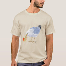 Möwe mit Pommes frites zum Shirt