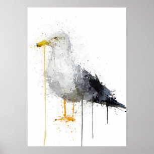 Möwe Vogel Poster