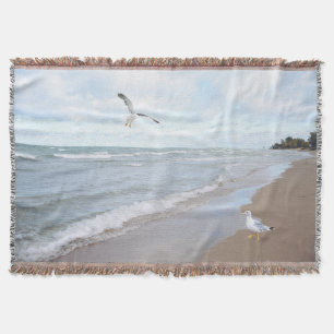 Möwen am Strand Decke