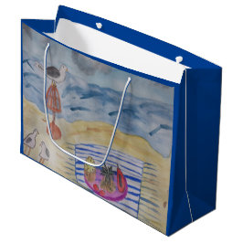 Möwen am Strand Große Geschenktüte